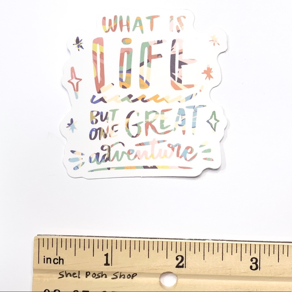 Adventure Vinyl Sticker - Picture 2 of 2